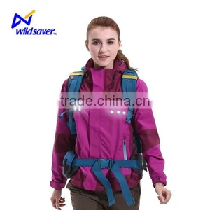 Customized Snow Waterproof Led Safety Windbreaker Windproof Jacket thumbnail-1