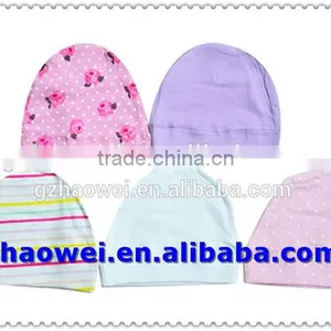 Floral Print Cheap Baby Cotton Beanies Hat thumbnail-1