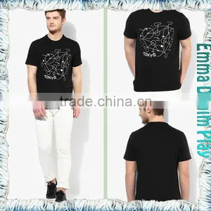 Latest Men's Printed Combed Cotton O Neck T Shirts thumbnail-5