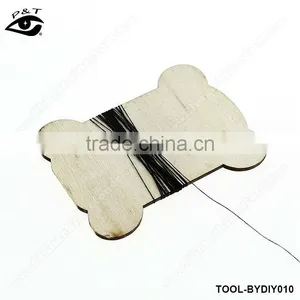 7.9*9.8CM Wood Bobbins Wood Spool Diy Tools Sewing Accessories thumbnail-1