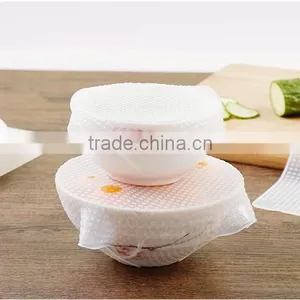 Amazon 2017 Hot Selling Stretch And Fresh For Keeping Food Fresh Film REUSABLE CLING WRAP thumbnail-3