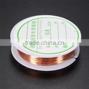 Ecellent Quality 0.6mm Jewelry Accessories Cord Silver Gold Plated Copper Wire Craft Beads Jewelry Making DIY Essential thumbnail-5