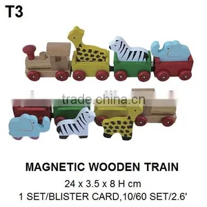 FUNNY MAGNETIC WOODEN TRAIN TOY FOR KIDS thumbnail-5