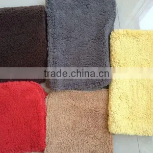Custom Colour Anti-slip Cotton Rug in Bathroom thumbnail-2