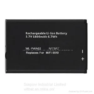 Novatel MiFi 5510 Wireless Router Battery 40115126-001 thumbnail-1