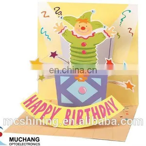 Handmade New Year Popular Small Size Led Greeting Cards thumbnail-1
