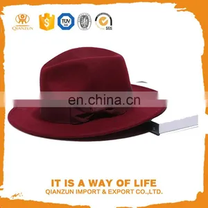 Cheap Womens Fedora Hat Wide Brim Fedora Hat Wholesale thumbnail-4