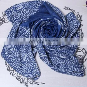 Free Painting Pretty Scarf Fringe Tassels Cotton Women Fashion Winter Scarves thumbnail-2