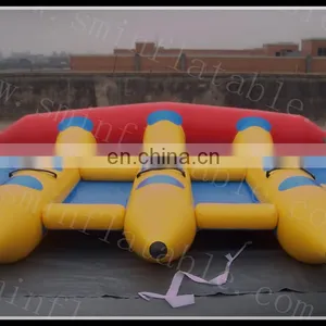 2016 Funny Water Toy Banana Boat Fly Fish Inflatable Flyfish Boat Sports Equipment for Sale thumbnail-3