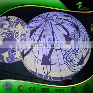 Giant Yellow Air Balloon Helium Balloon Party Decorative Led Lighting Balloon Custom LOGO Shape Helium Ball thumbnail-6