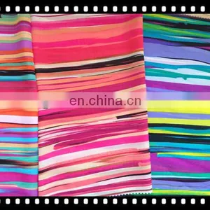 Knitting Printed Silk Chiffon Fabric thumbnail-2