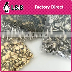 Double Cap Head Metal Decorative Rivets for Shoes Bag Clothing thumbnail-3