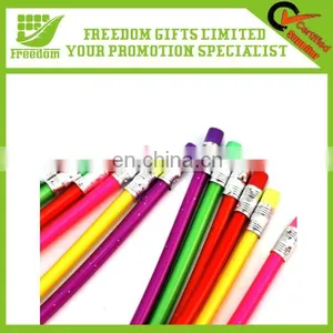 2014 New Arrival Unique Promotion Plastic Flexible Pencil thumbnail-1