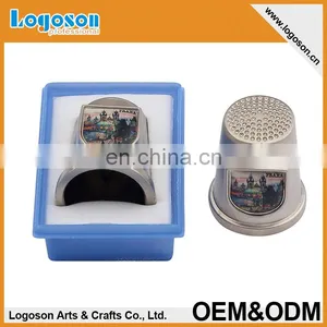 Logoson Famous Brand Czech Praha Souvenir Collectible Lpco Custom Thimble thumbnail-1