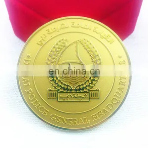 High Quality Antique Copper Souvenir Coin With Custom Logo Engraved thumbnail-3