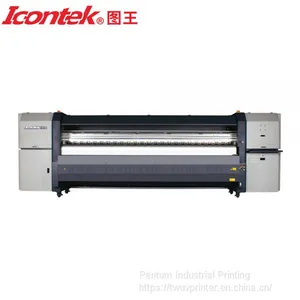 Icontek Roll To Roll Solvent Printer With Seiko Printhead For Colorful Printing thumbnail-5