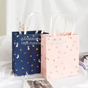 Newest Brown Kraft Paper Handle Bag thumbnail-2