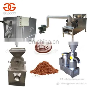 Food Standard High Efficiency Cocoa Butter Grinder Processing Line Cocoa Paste Grinding Machine thumbnail-2