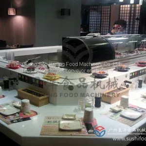 380V / 220V / 110V Sushi Conveyor Belt System With Led Light thumbnail-1