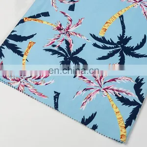 Factory Wholesale 100% Polyester Printed Microfiber Peach Skin Fabric for Beach Shorts thumbnail-3