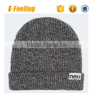 Wholesale Beanie Hat With Woven Label thumbnail-5