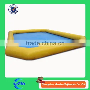 Customized Size Inflatable Water Pool With Curtain Inflatable Walking Water Ball Pool for Sale thumbnail-1