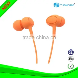 Wired Headphone With 3.5mm Gold Plated Plug (Orange) thumbnail-1