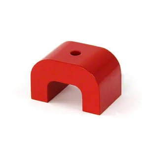 Custom Cast Rectangular AlNiCo Magnet With Two Holes thumbnail-1