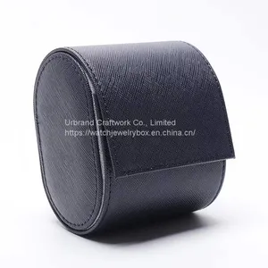 Wholesale Protective Dustproof Leather Watch Storage Box Single Mechanical Leather Watch Bag thumbnail-4
