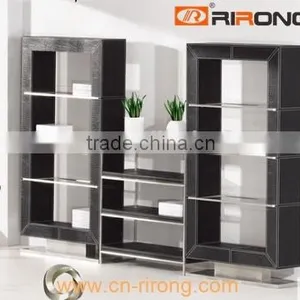 HL Series Fashionable Metal Frame Leather Covered Cabinet thumbnail-3