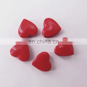 2021 New Arrival Heart Shape Enamel Pure Color Pendant For Women Necklace Bracelet Earrings DIY Jewellery thumbnail-1