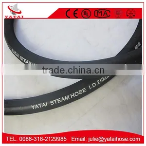 High Pressure Delivering Water Rubber Hose Steam 3/8 thumbnail-2