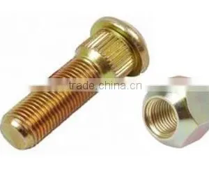 Ford New Holland Parts FRONT WHEEL BOLT WITH NUT SIZE 1 2 X 1 3 4 (UNF) (GRIP 0.625) 81816580 81815739 C5NN1107F C5NN1012B thumbnail-1