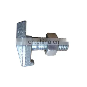 Elevator Shaft Components T Type Forged Rail Clip Casting Sliding Rail Clip thumbnail-1
