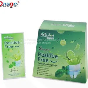 Lime Flavor Gel Residue Free Teeth Whitening Strips thumbnail-1