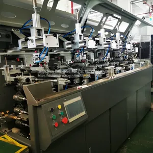 SZD-107 4 Colors Pen Marker Plastic Metal Cap Perfume Glass Bottle UV Led Screen Printing Machine thumbnail-1