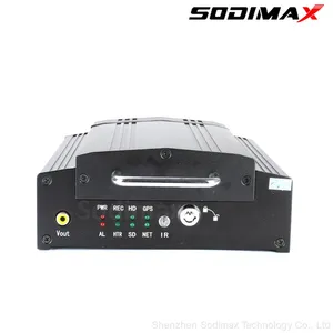 4CH GPS HDD 12V Mobile DVR System for Vehicle With 4 Car Cameras thumbnail-1