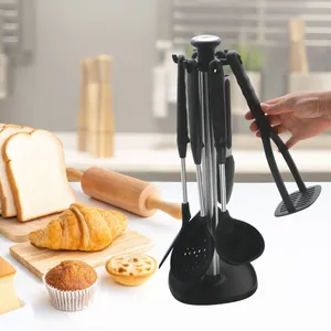 Kitchen Accessories Home and Kitchen Cookware Sets Silicone Kitchen Utensils Sets Cooking Utensils thumbnail-3