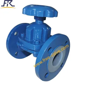 BS Standard Manual PTFE  Lined Diaphragm Valve thumbnail-3