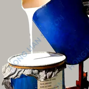 RTV2 Silicone Rubber Factory 25KG/ Barrel Milky Hardness 20 Free Sample thumbnail-2