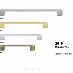Furniture Hardware Fittings Customized Aluminum Alloy Cabinet Door Pull Handles Kitchen Drawer Dresser Hardware thumbnail-2