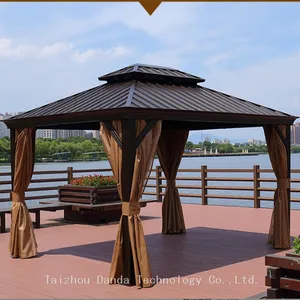 3.65*4.85m Sunshade Waterproof Gazebo Outdoor Use thumbnail-1