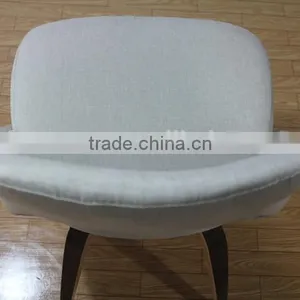 Replica Fiberglass Wooden Legs Fabric/leather Saarinen Executive Chair by Eero Saarinen/Saarinen Side Chair thumbnail-5