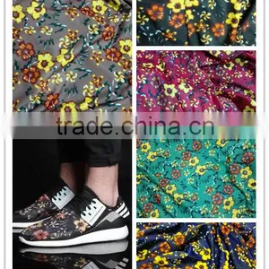 Waterproof Nylon Lycra Printed Fabric Flower thumbnail-4