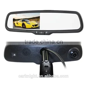 HD1080P 4.3" Special Car DVR Mirror Monitor With Original Bracket, Auto Dimming Rearview Car Mirror Parking Monitor. thumbnail-1