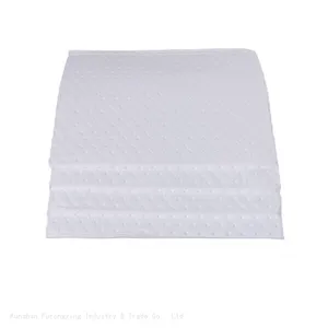 Oil Absorbent Pads Meltblown Medium-Weight Sonic Bonded White thumbnail-2