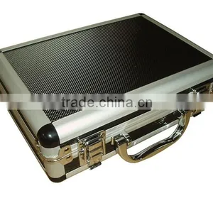Black Aluminum Tool Box With Foam Padded thumbnail-1