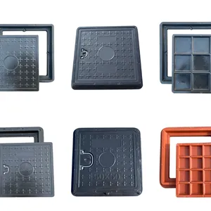 FRP Manhole Cover With Lifting Rings for Sewage and Water Treatment Plants thumbnail-2