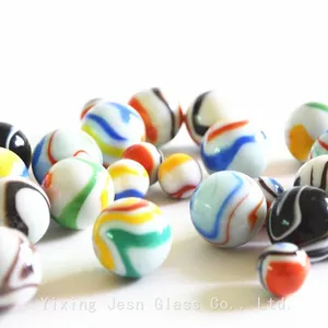 Wholesale Glass Beads Marbles 16mm 25mm Colorful Glass Beads Fishbowl Decorative Beads Craft Ball thumbnail-1