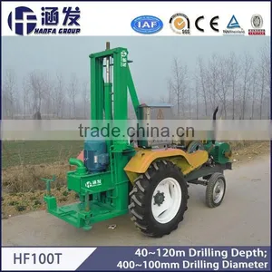 HF100T Small Tractor Mounted Water Well Drilling Rig, Tractor Drilling Rig,small Drilling Rig thumbnail-2